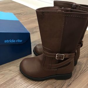 New in Box: Stride Rite Girls Brown Boots